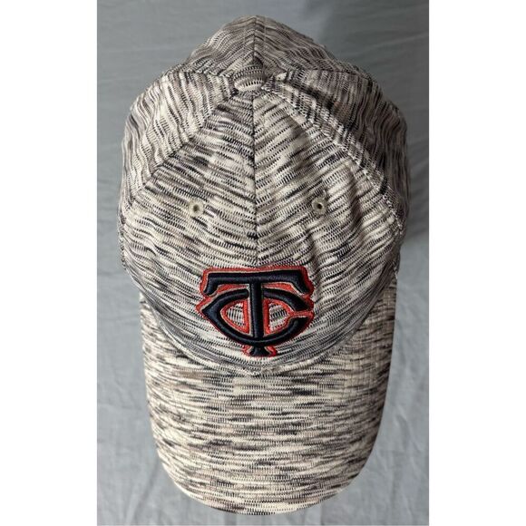 Minnesota Twins New Era 9Twenty Strapback Adjustable Hat Cap Men Women MLB Gray - Picture 2 of 8